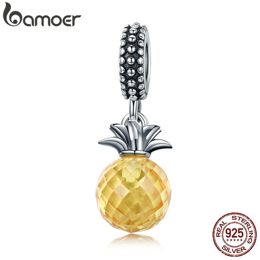 Berloque com Argola Abacaxi Bamoer