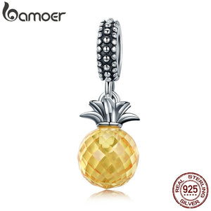 Berloque com Argola Abacaxi Bamoer