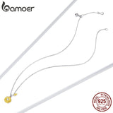 Colar com Pingente de Girassol Bamoer