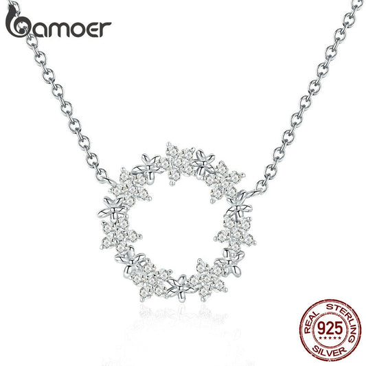 Colar com Pingente Gypsophila Bamoer