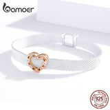 Berloque Charm Forma do Amor Bamoer