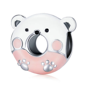 Berloque Charm Donuts de Animais Bamoer