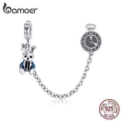 Pingente Coelho Branco Bamoer