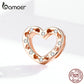 Berloque Charm Forma do Amor Bamoer