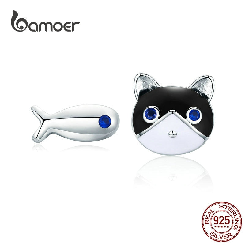 Brincos Peixe e Gato Bamoer