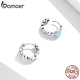 Brincos Amor de Arco-íris Bamoer