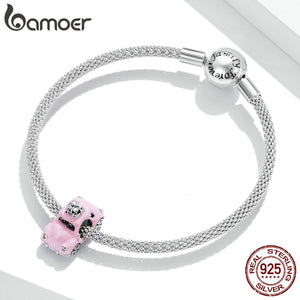 Pingente Fusca Rosa Bamoer