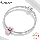 Pingente Fusca Rosa Bamoer