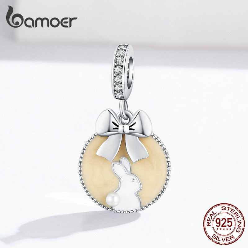 Berloque com Argola Coelhinho Bamoer