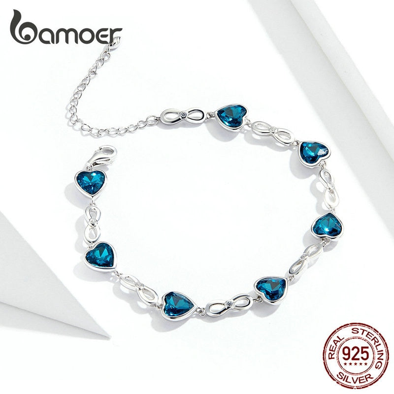 Pulseira Coração Oceânico Bamoer