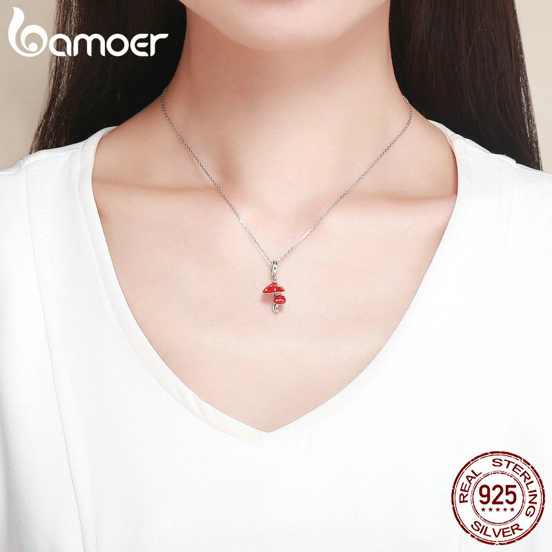 Berloque Cogumelo Vermelho Bamoer