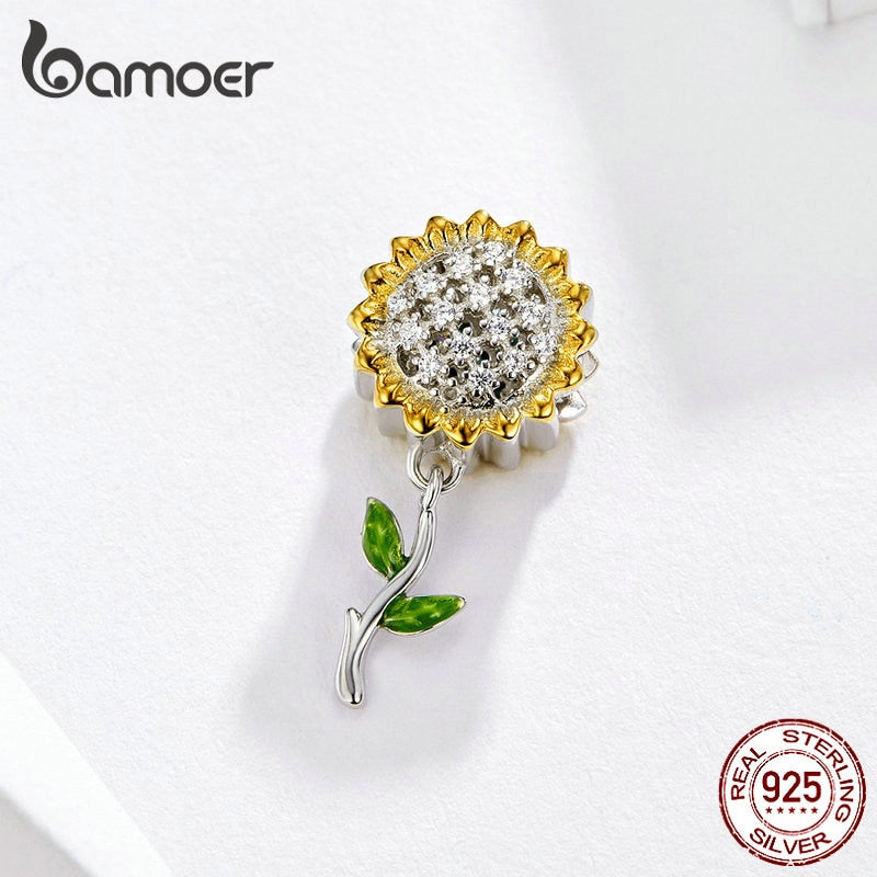 Berloque Charm Girassol Bamoer