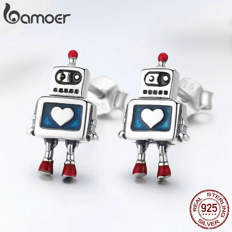 Brincos Robozinho Bamoer