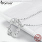 Colar com Pingente Gypsophila Bamoer