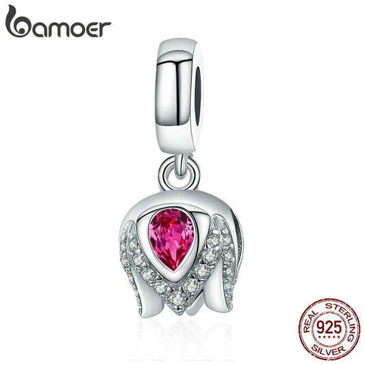 Berloque com Argola Tulipa Bamoer