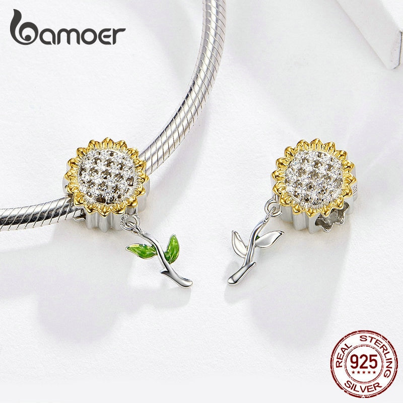Berloque Charm Girassol Bamoer