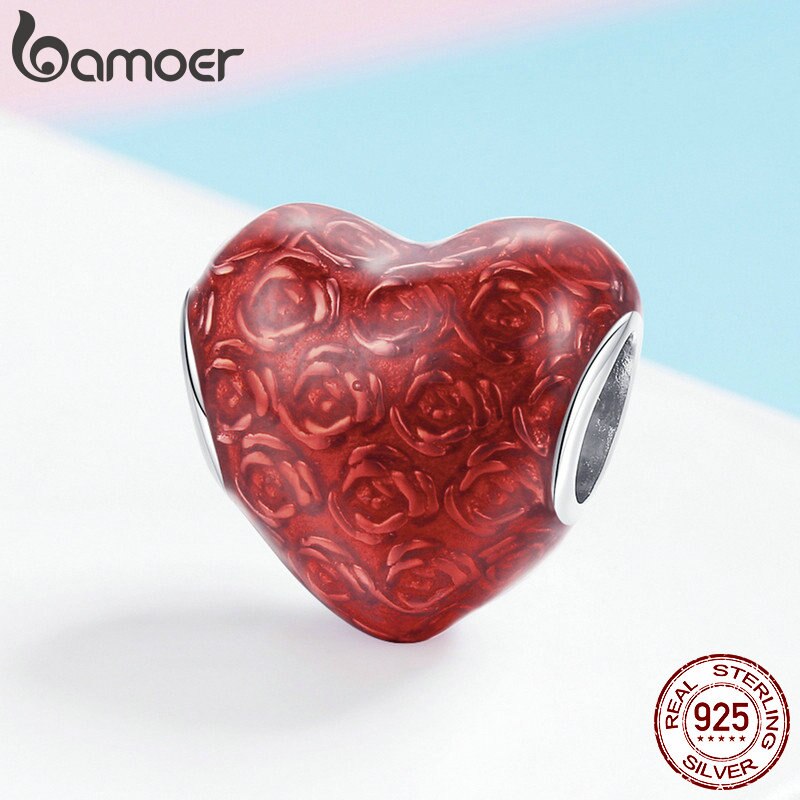 Berloque Coração da Rosa Bamoer