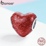Berloque Coração da Rosa Bamoer