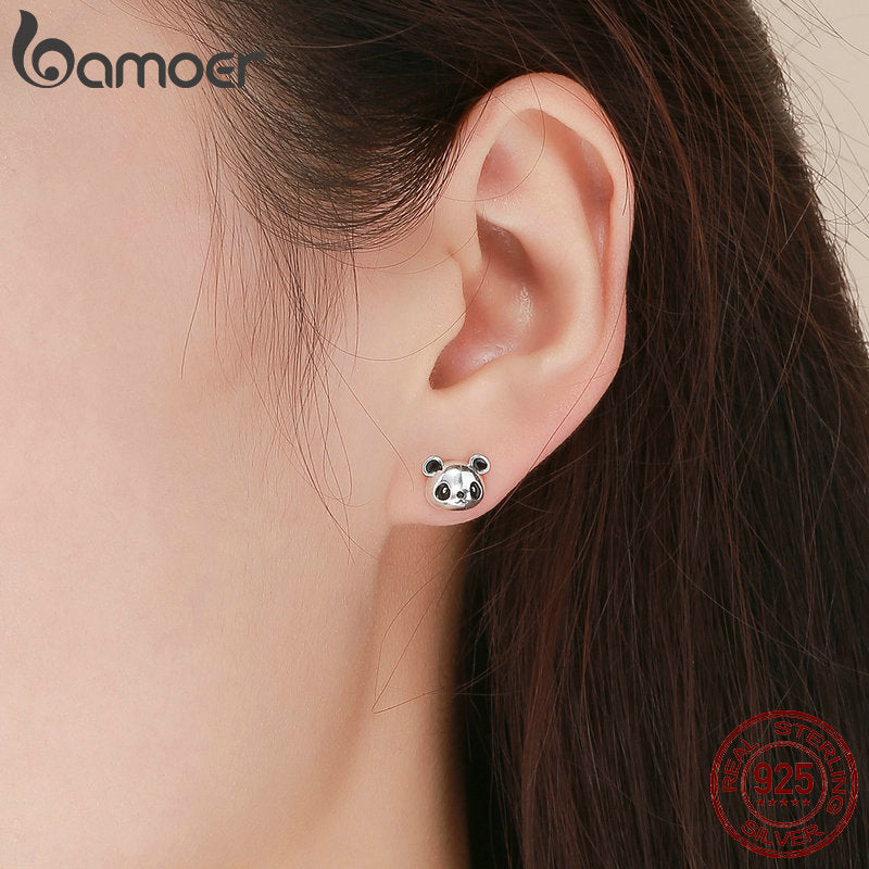 Brincos Panda Bamoer