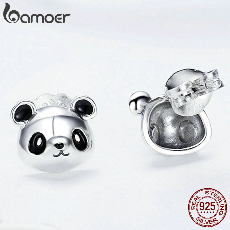 Brincos Panda Bamoer