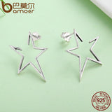 Brincos Estrela Moderna Bamoer