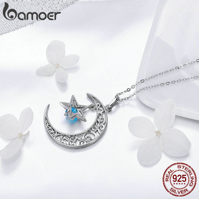 Colar com Pingente Céu Estrelado Bamoer