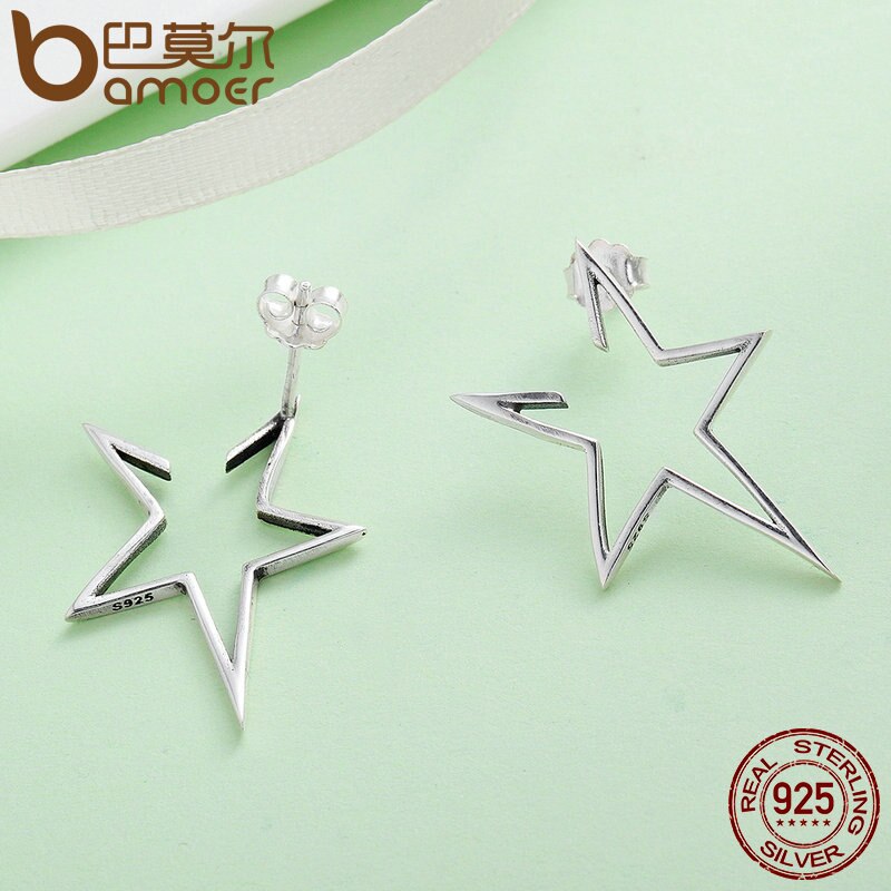 Brincos Estrela Moderna Bamoer