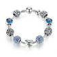 Bracelete com Berloques Prata 925 Bamoer