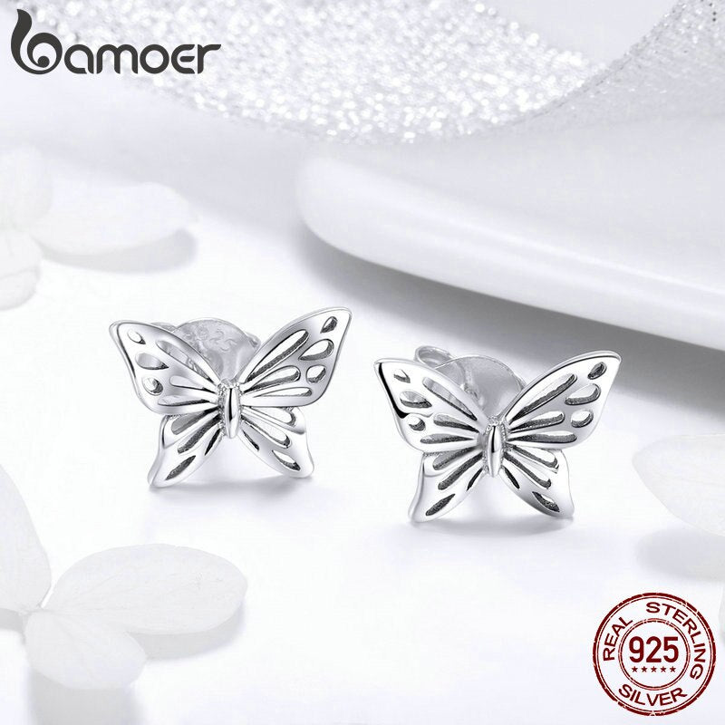 Brincos Borboleta Bamoer