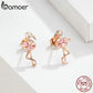 Brincos Flamingos Bamoer