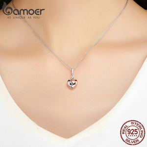 Berloque com Argola A chave do coração Bamoer