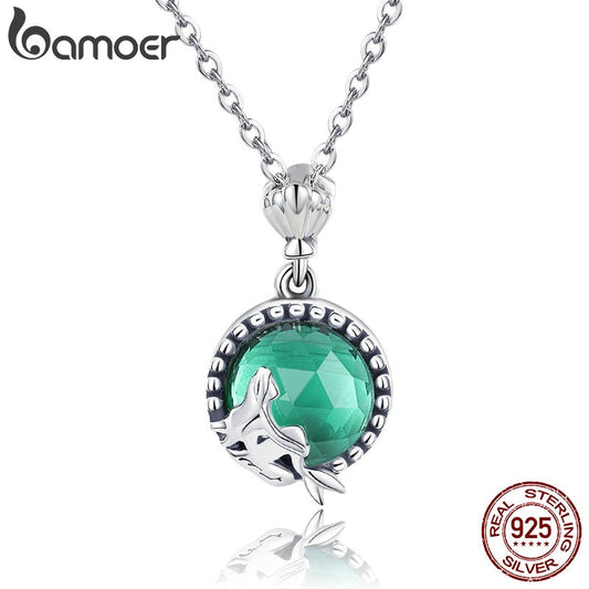 Colar com Pingente Amor de Sereia Bamoer
