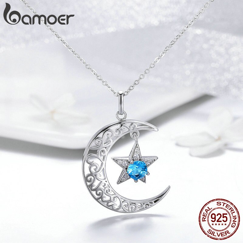 Colar com Pingente Céu Estrelado Bamoer