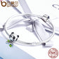 Pingente Panda e Bambu Bamoer