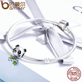 Pingente Panda e Bambu Bamoer