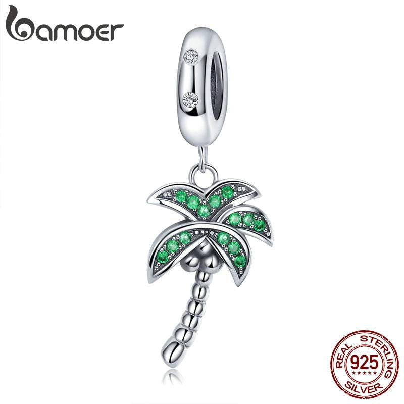 Pingente Coqueiro Verde Bamoer