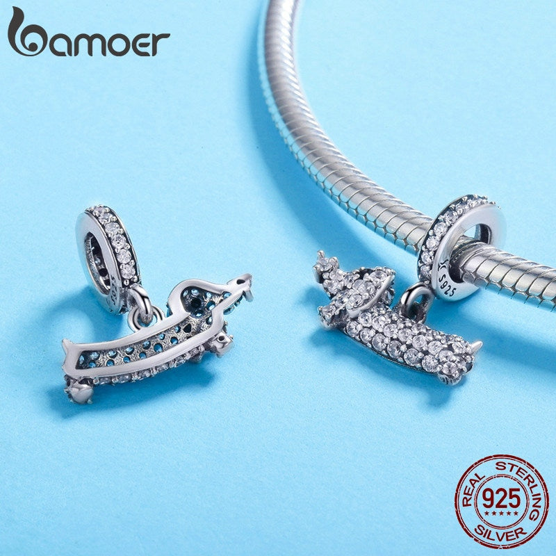 Berloque com Argola Dachshund Bamoer