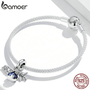 Berloque com Argola Viagem ao redor do Mundo Bamoer