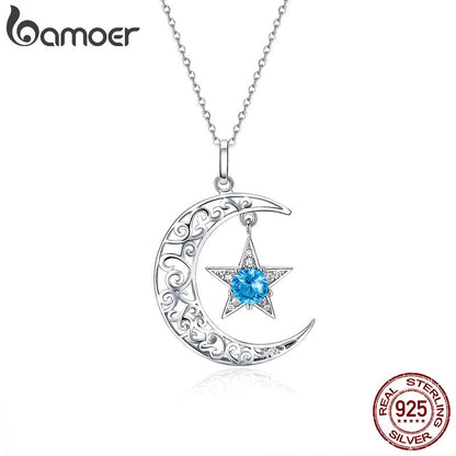 Colar com Pingente Céu Estrelado Bamoer