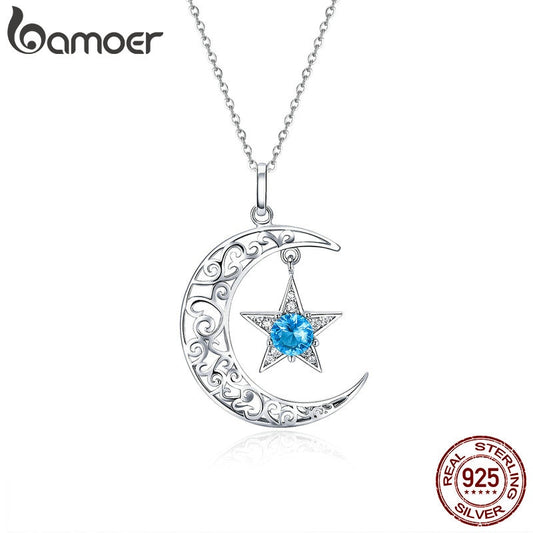 Colar com Pingente Céu Estrelado Bamoer
