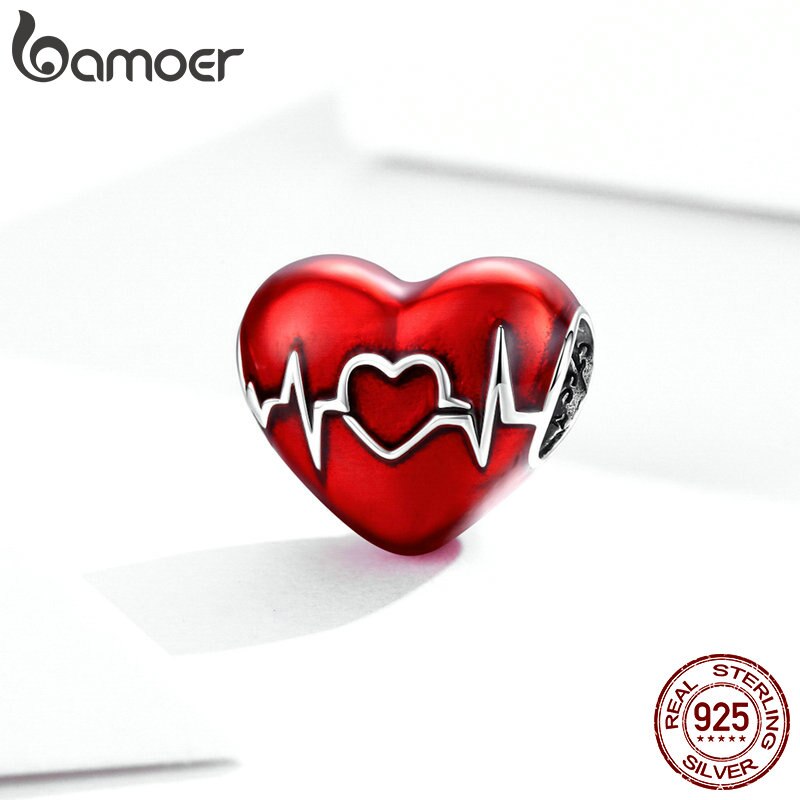 Berloque Batimento Cardíaco do Amor Bamoer