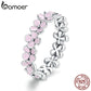 Anel Guirlanda Rosa Bamoer