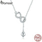 Colar com Pingente Amor Infinito Bamoer