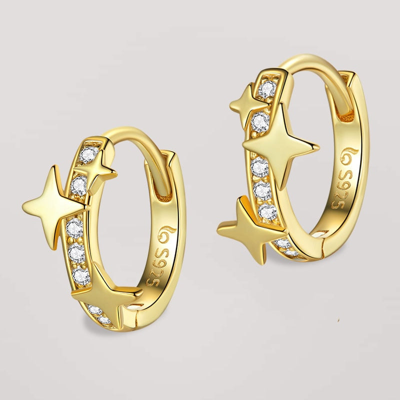Brincos Estrelas Bamoer