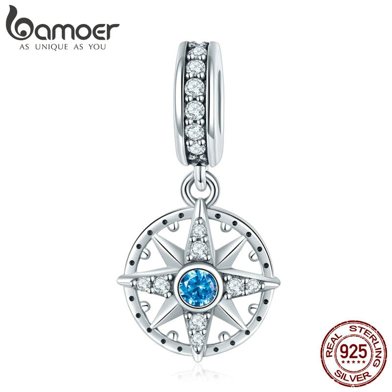 Berloque com Argola O Compasso Bamoer