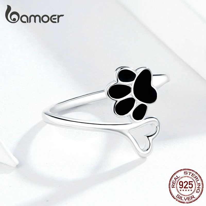 Anel Ajustável Dog Love Bamoer