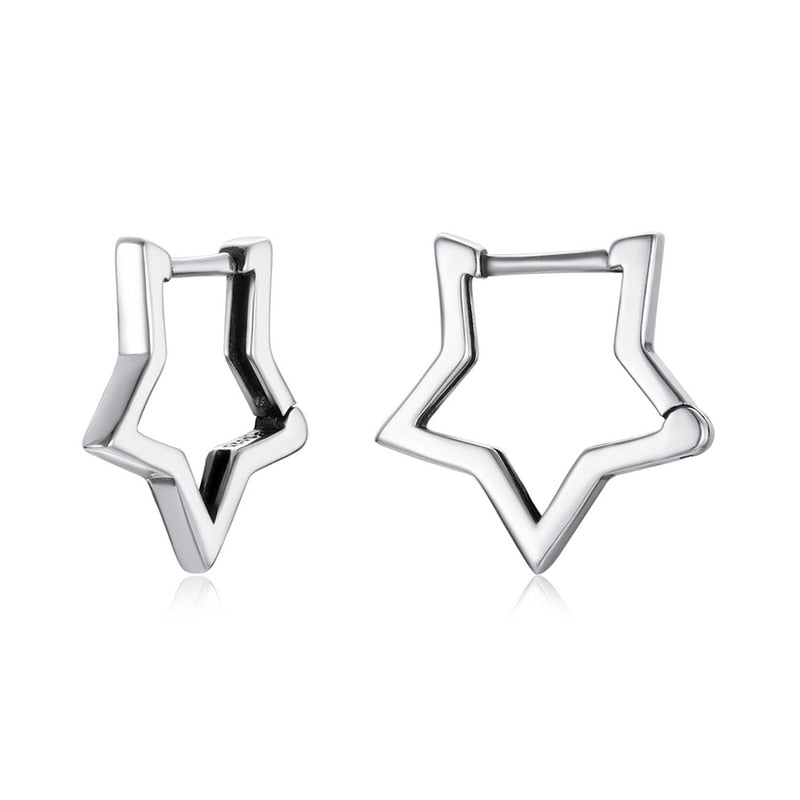 Brincos Estrelados Bamoer