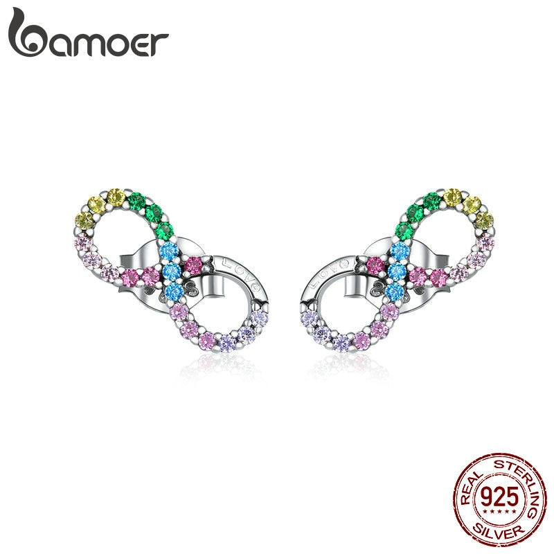Colar com Pingente Símbolo do Infinito Bamoer