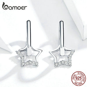 Brincos Estrelado Bamoer