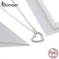 Colar com Pingente Forma de Amor Bamoer